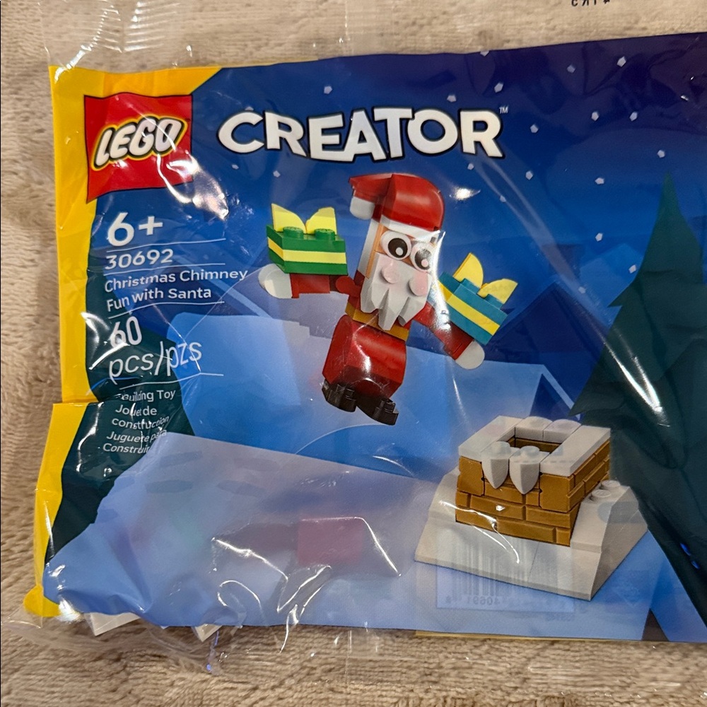 LEGO Creator Santa and Chimney Set - Red, Green, White